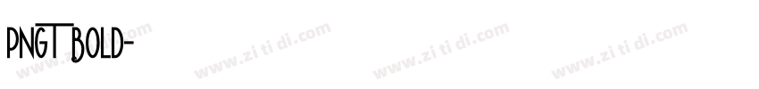 PNGT Bold字体转换